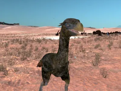 Terror Bird Free low-poly 3D model