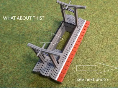 Single Edge Platform Underpass2 1-87 FDM color 3D print model