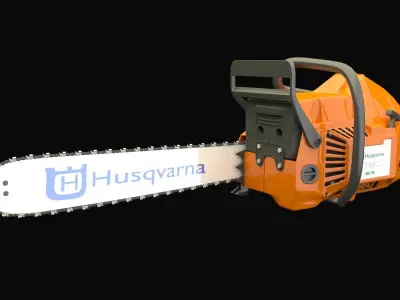 Power saw machine 3D model