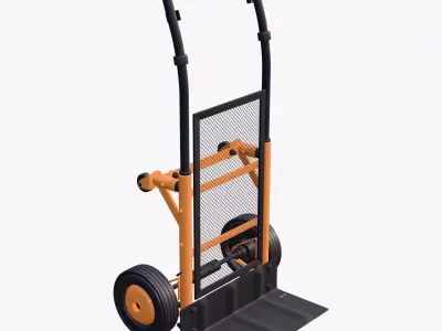 Manual Truck Luggage Cart M1 3D model