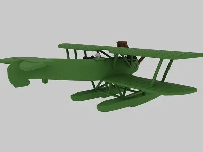 Hansa-Brandenburg W12 3D print model