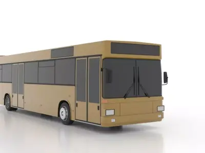 MAN 791 SL202 Low Low-poly 3D model