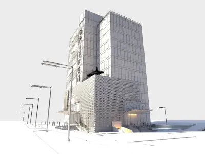Office buildings Contemporary  3D model
