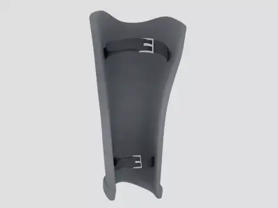 Knight Armor Greaves 3D Model Low-poly 3D model