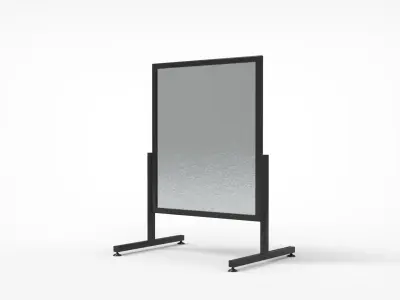 Outdoor Advertising Stand V1 3D model