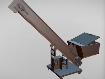 Conveyor For Industry 3D model