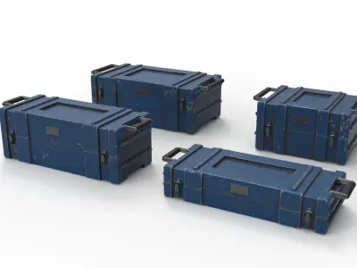 Box-Military Case 3D model