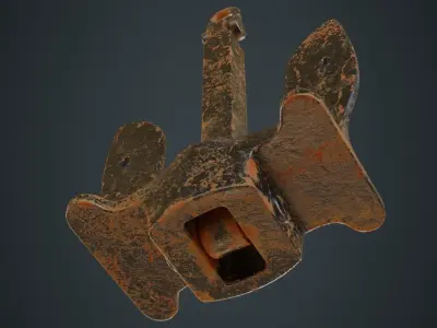 Anchor 1B Low-poly 3D model