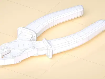 hardware-tools vise tool Low-poly 3D model