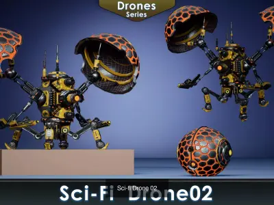 Sci-Fi Drones pack purchase