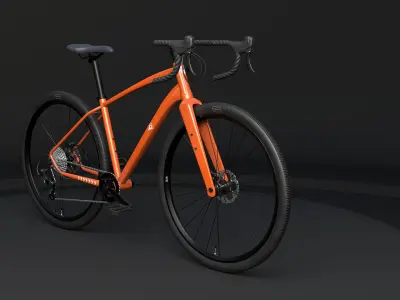 Generic Gravel Bicycle PBR 3D model