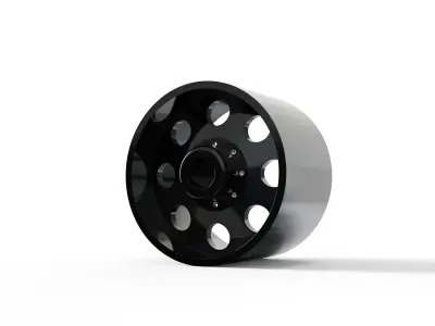 REAR SPECIALITY FORGED D700 WHEEL 3D MODEL 3D model