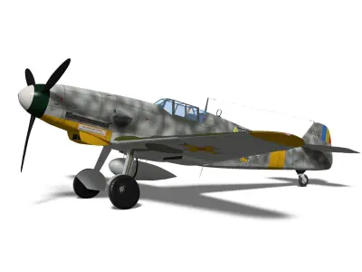 Messerschmitt Bf 109 G2 3D model