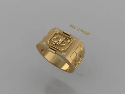 FASHION RING 3D model 7