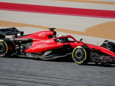 Common Formula 1 2023 F1 Race Car Mockup 3D model