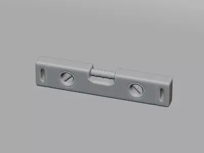Spirit level Low-poly 3D model order