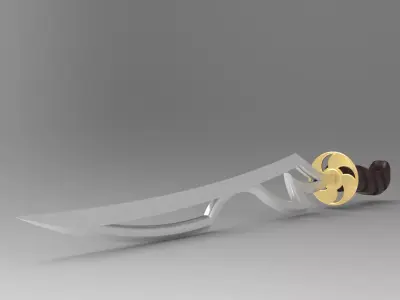 Sword weapon 3D model