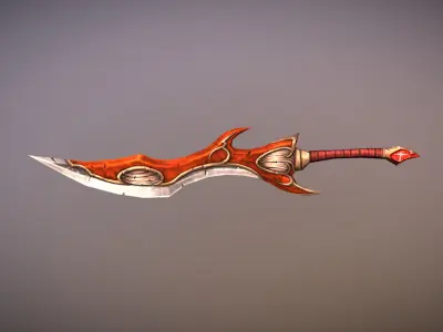 Fantasy Armory - Elf Sword 01 Low-poly 3D model