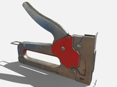 Staple Gun Low-poly 3D model purchase