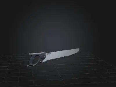 Saw Model Low-poly 3D model