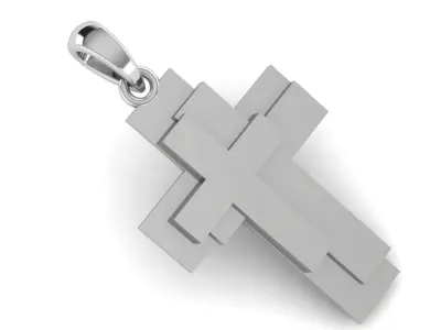 CROSS PENDANT CR202 3D print model