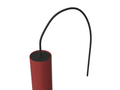 single dynamite 3D model