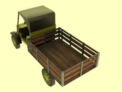 Peugeot Type 64  Low-poly 3D model