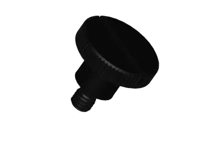 DIN 465 M6x8 Slotted Knurled Thumb Screw 3D model