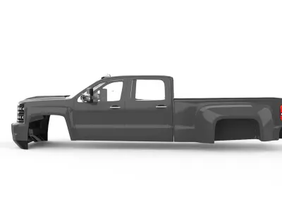 2018 Chevy Silverado 3500 3D print model
