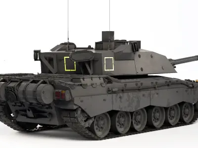Tank Challenger 3 2022 3D model