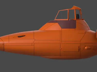 Twin Pod Cloudcar 3D model