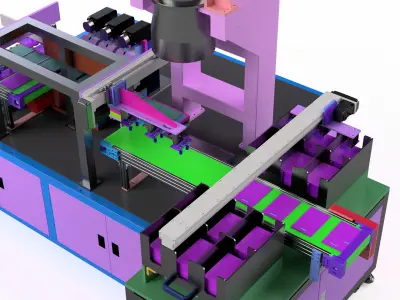 Battery Integrated Dimension Measurer 3D model