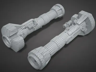 Defense Line Vol1 - Missile Mayhem Low-poly 3D model