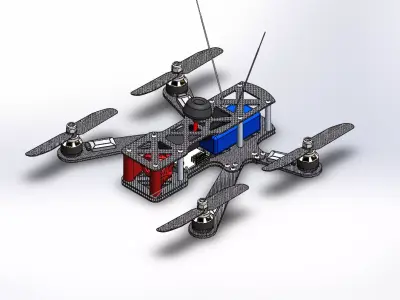 Quad Forward 3D model