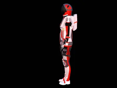 Astronaut Spacesuit Hong Kong 3D model
