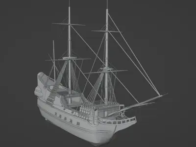 Sailing Ship 3D model order
