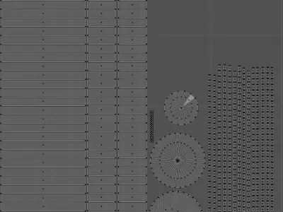 Abandoned Oil Drum rusted Low-poly 3D model