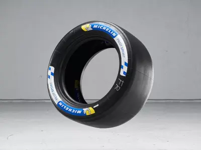 Michelin Pilot Sport Slick Bundle 3D model