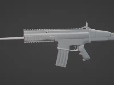 Fn SCAR  3D model