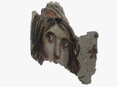 Gypsy Girl Mosaic 3D model