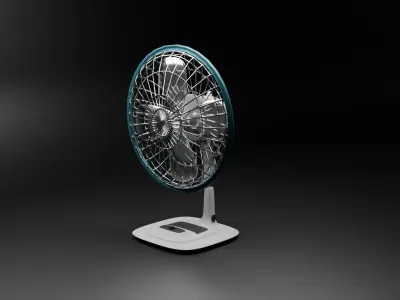 Fan 3d Antique  model  3D model