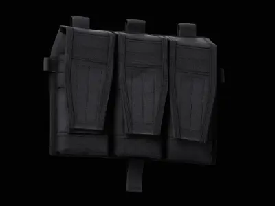AVS Detachable Flap Front Low-poly 3D model