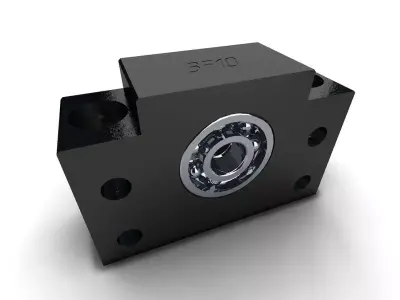 The bearing housings of the BF10 3D model