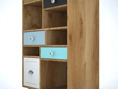 Chest of Drawers Lokke 3D model