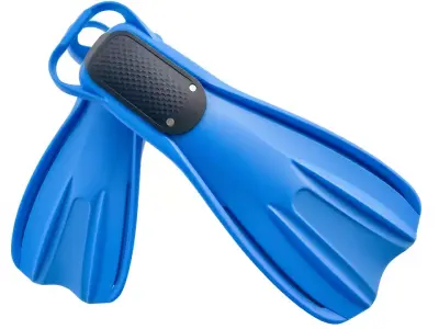 Ocean Blue Flippers model pack Low-poly 3D model