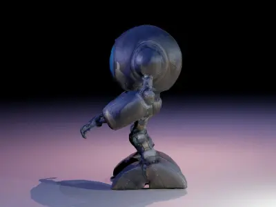 SCI-FI ROBOT 3D model 9