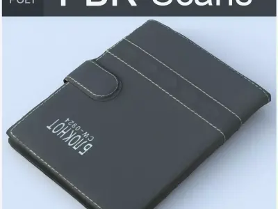 Notebook Middle Poly 3D model purchase