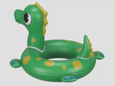 Dinosaur Pool Float swim ring 3D model