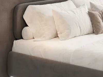 Angelo Bed Low-poly 3D model