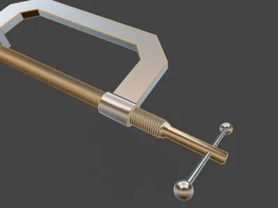 Industrial Clamp 3D model
